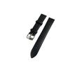 18mm Wide Supple Leather Watch Strap, Black, No Stitching, Elegant and Clean, Includes Tools