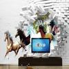 3D Wall Murals Wallpaper Classic Horse Animal Landscape Fresco Living Room TV Sofa Backdrop Wallpaper