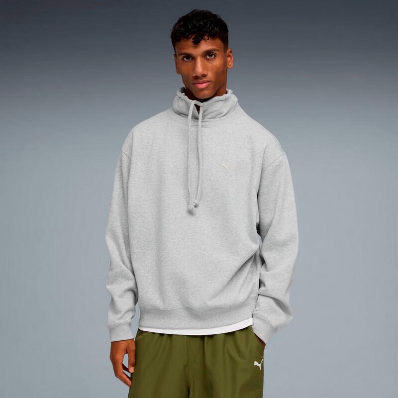 PUMA Men s Stand-Up Collar Pullover Sweatshirt S