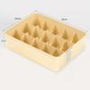 Sock Underwear Organizer Divider Plastic 15 Cell Closet Drawer Storage Box for Panty Ornament Ties