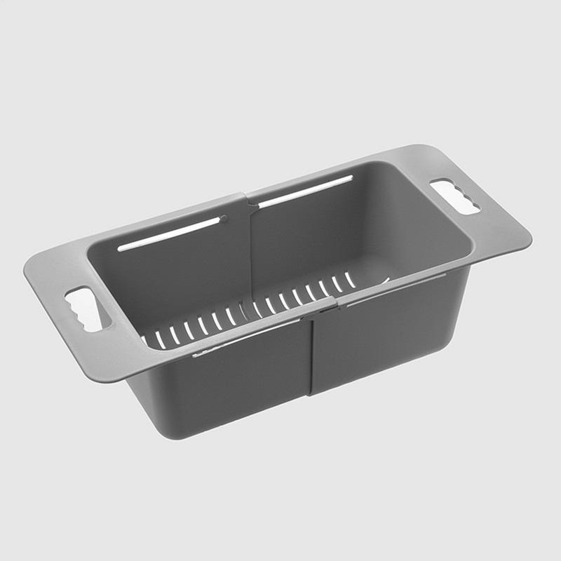 Fruktsil Uttrekkbar Vaskeskål Mat Drenskurv Kule Kjøkkendingser Bærbar Over Vasken Sil For Hjem Hybel