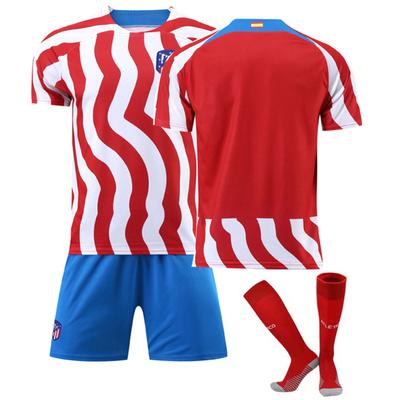 22/23 Atletico Heimtrikots Kinderfußballuniform Trainingsanzug Set