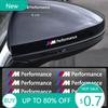 BADB1 New 2pcs Car Interior Sticker Central Control Decals Emblem Badge Car Styling For M6 M5 M3 X1 X3 X5 E38 E39 E46 E53 E60