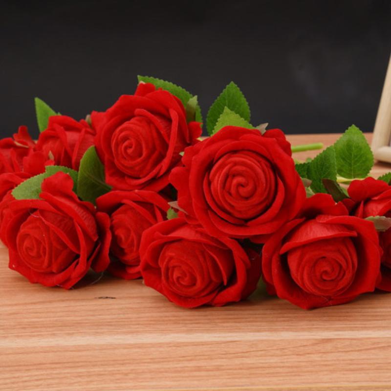 

1/2Pcs Wedding Jewelry Display Storage Case Red Rose Flower Ring Display Box Proposal Engagement Anniversary Romantic Gift Box