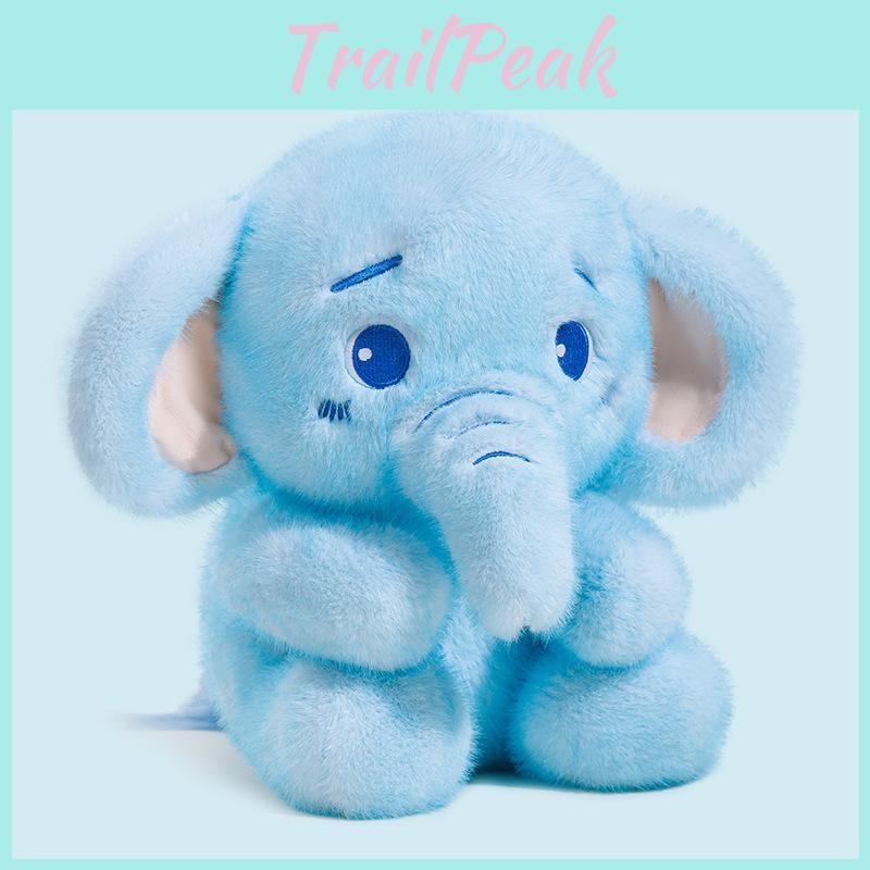 Aggrieved Cute And Expression Elephant Plush Children Toy For Birthday Gift