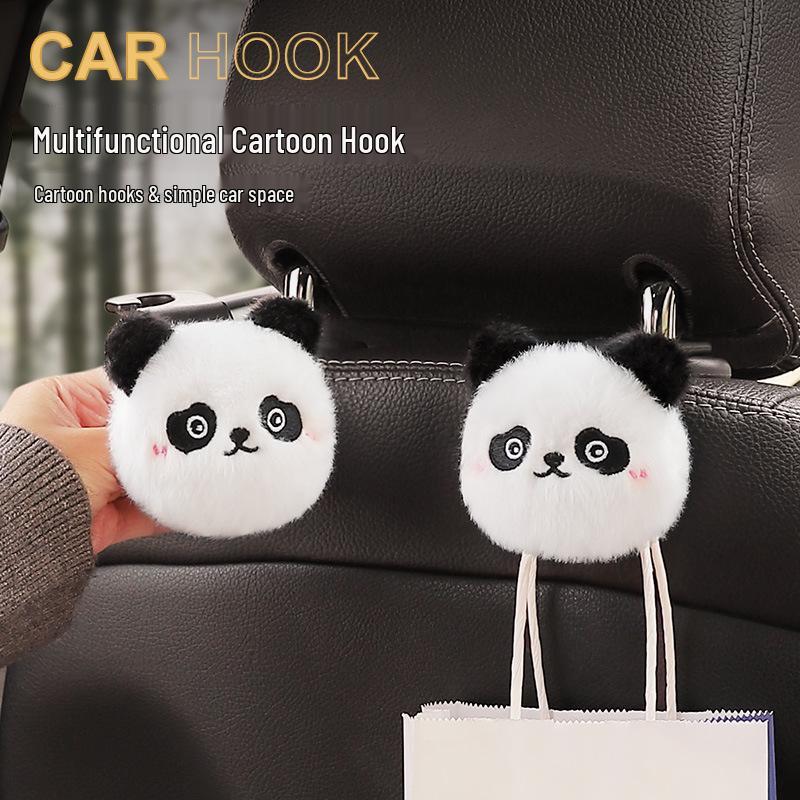 Multi-Functional Cartoon Car Seat Back Hook for Interior Storage