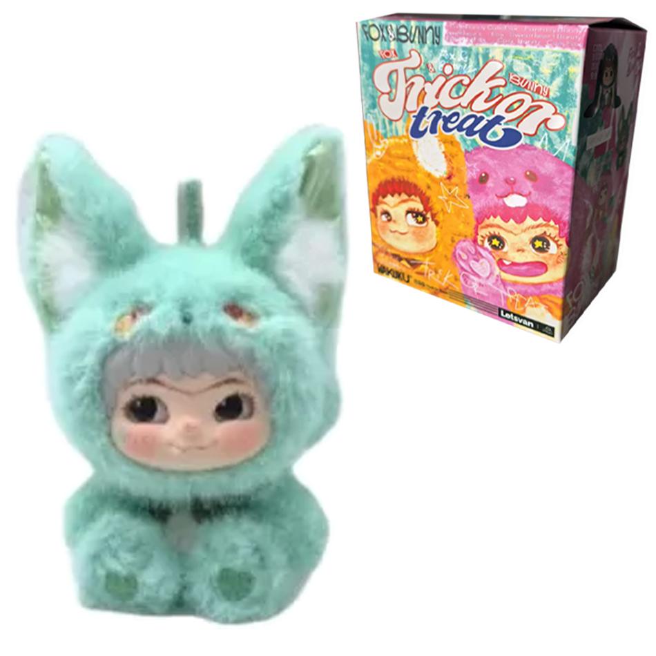Cute Wakuku Birthday Christma Gift Ornament Mystery Box Wakuku Fox & Bunny Mischief Diary Series Blind Box Plush Pendant