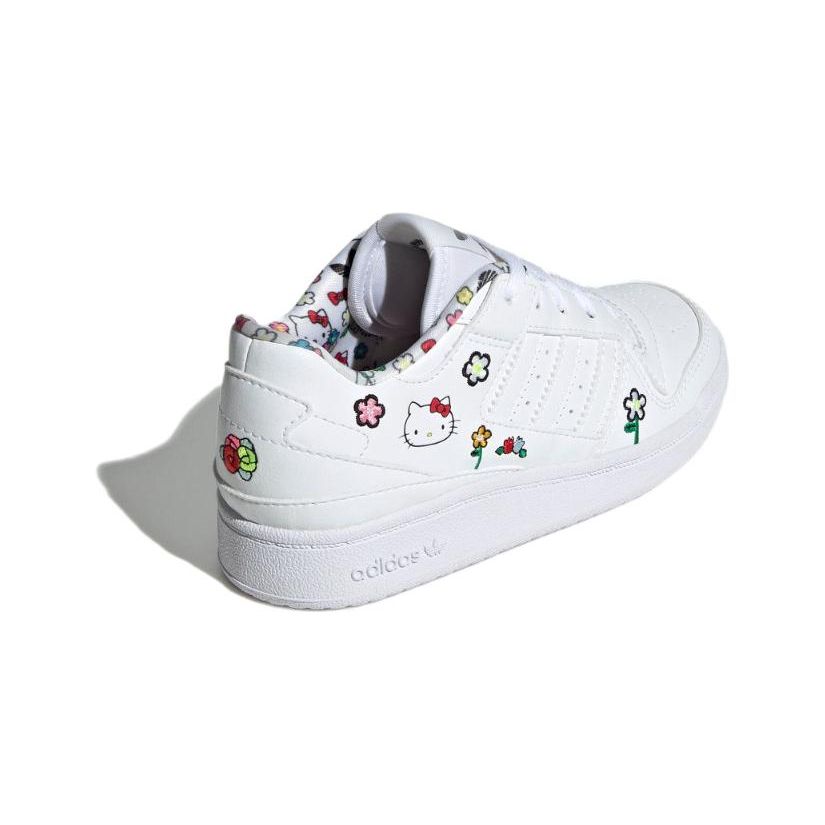adidas Hello Kitty x Forum Low C Floral Kids Sneakers White Cloud-White Core-Black IG0303