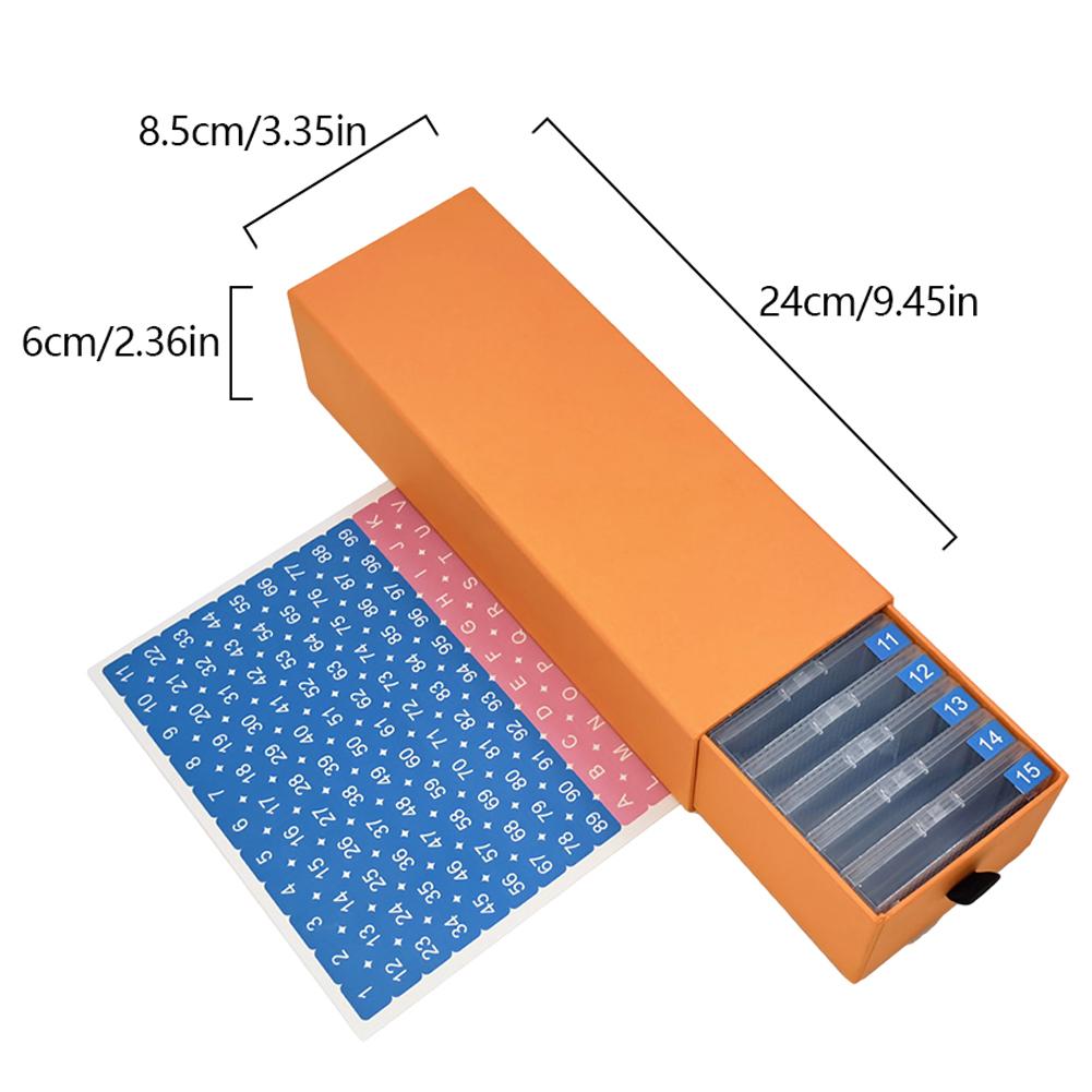 

15/30/45Pcs/Set Diamond Painting Storage Box Trays with Lids Diamond Painting Accessories Diamond Painting Trays for Diamond Art