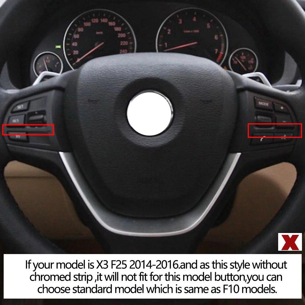 Car Left Right Steering Wheel Control Knob Buttons For BMW 1 2 X1 X2 X3 X4 X5 X6 Series F45 F15 F16 F25 F26 F39 61319273656