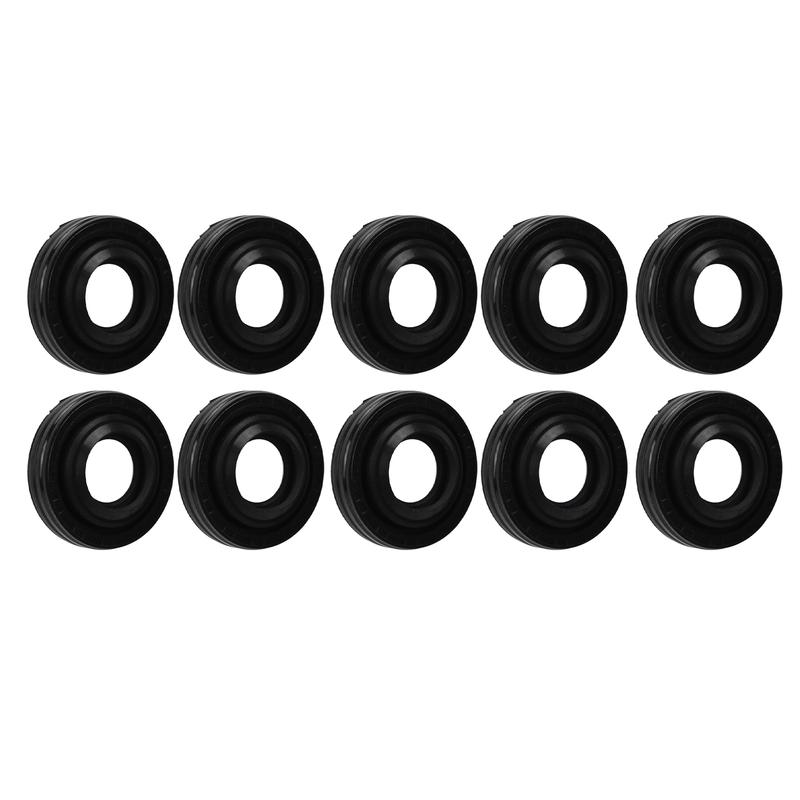 10Pcs Car AC Air Conditioner Compressor Shaft Oil Seal Kit Rubber for V5 AC Compressors Air Conditioning System Seal Kit