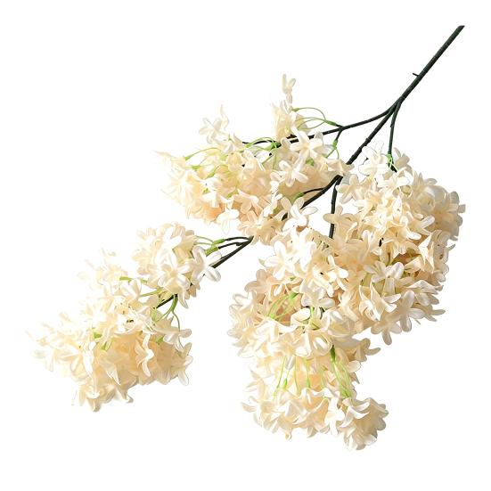 

38 Искусственная сирень Искусственная длинная ветка дельфиниума Имитация шелка Реальное прикосновение Сиреневая цветочная композиция для высокой вазы Центральные элементы стола Свадьба шампанского