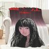 Thriller Movie Junji Ito Tomie Throw Lightweight 240g Flannel Blanket Soft Skin-friendly for Summer Cooling
