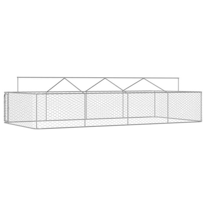 VidaXL Chenil extérieur avec toit 600x300x150 cm 171502