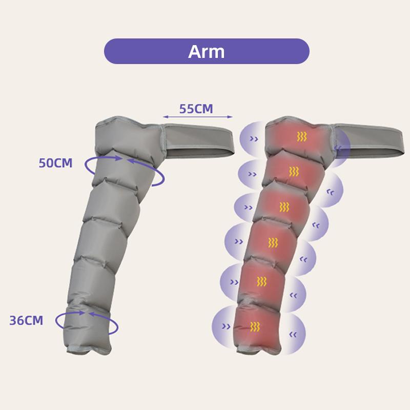 Ny oppgradering 6 hulrom Elektrisk luftkompresjon Kroppsmassasje kollisjonspute massasje for arm midje ben fot fremme blodsirkulasjonen Lindre smerte