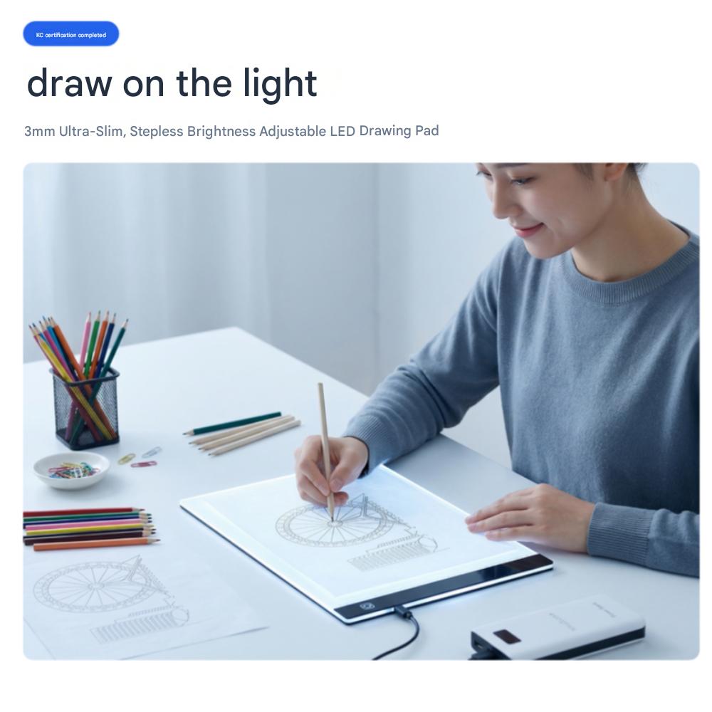 Toolmania A4 LED Drawing Pad Tracing Lightbox Copyboard