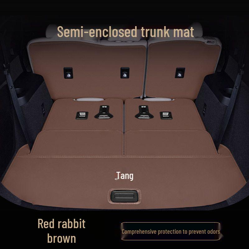 Eco-Friendly Trunk Mat for BYD Tang DM/EV/DM-i/Glory Edition - Bumper Upgrade