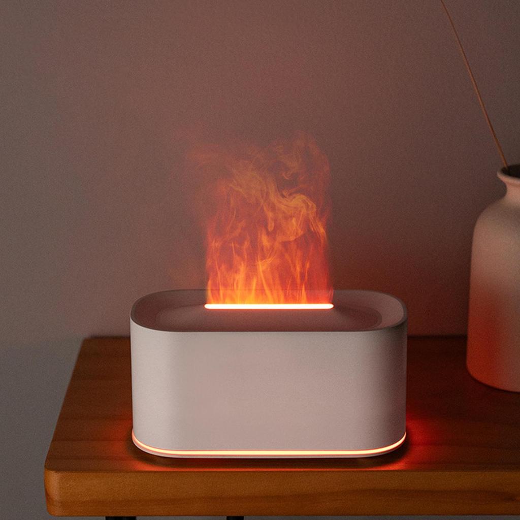 Flame Aroma Diffuser 220ml Scent Equipment With 7-Color Lights Cool Mist Scent Diffuser For Homeowners Apartment Living Room