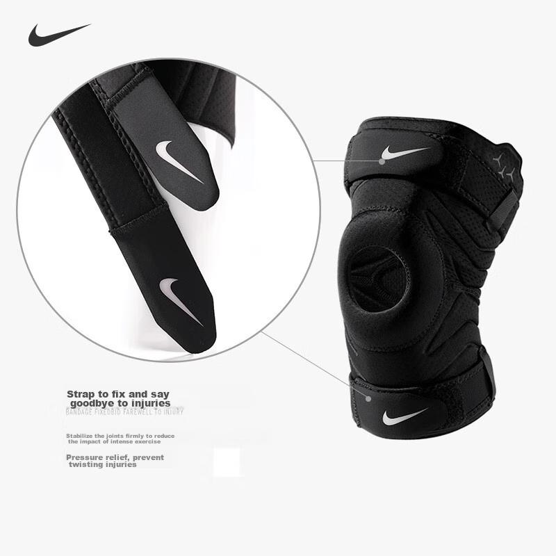 Nike Professionelle Sport-Kniebandage für Basketball, Badminton, Laufen, Wandern, Meniskusschutz N1000672010M Einzelstück