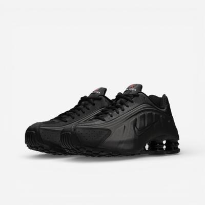 Shox R4 Black Bright Crimson