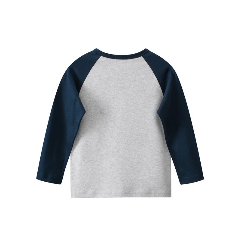 27kids Herbst 2024 Bär Langarm-T-Shirt für Kinder