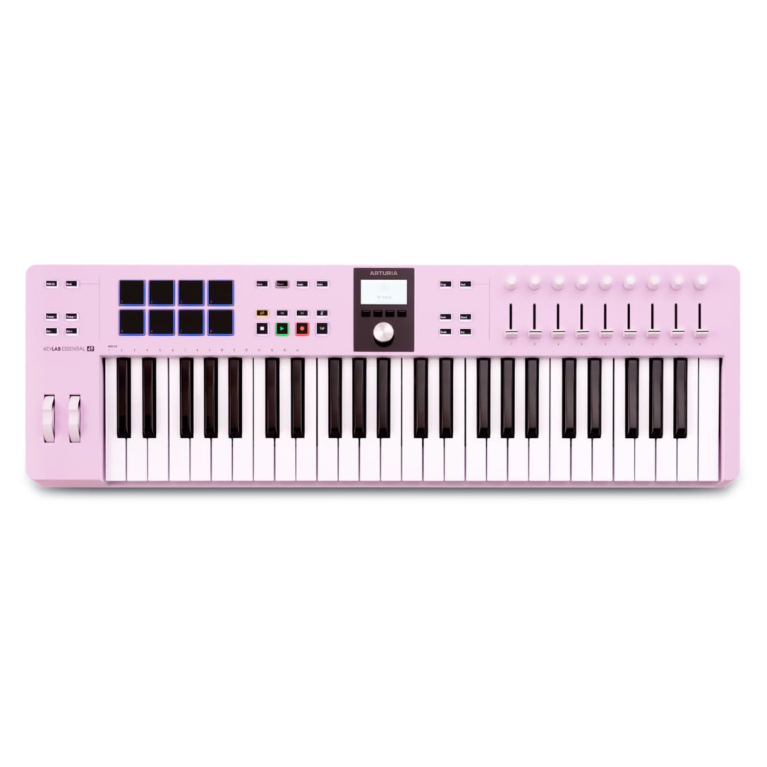 ARTURIA KeyLab Essential 49 mk3 Rose Quartz MIDI Keyboard Controller