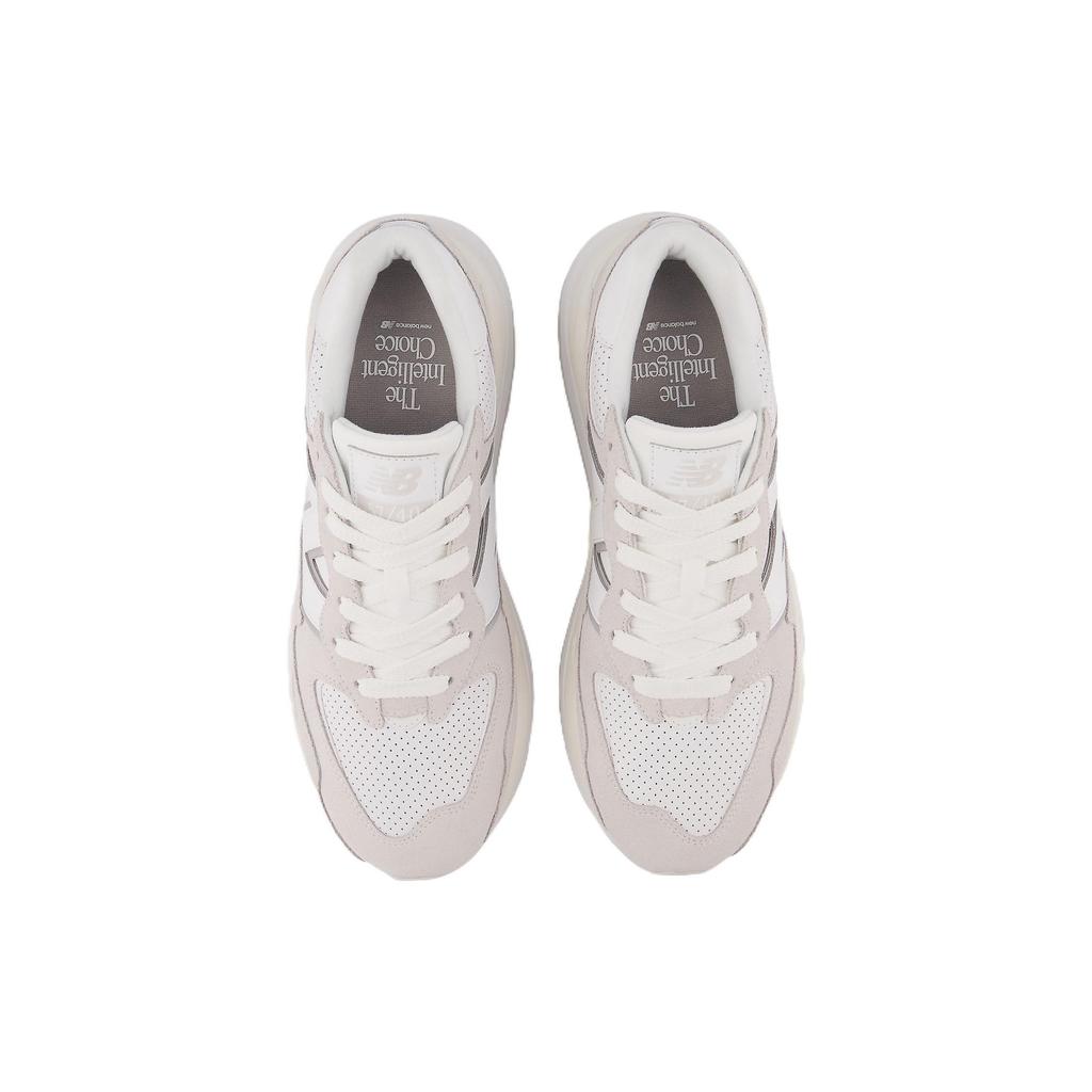 New Balance 57/40 White Sea Salt Unisex Sneakers Silver-Metallic M5740SL1