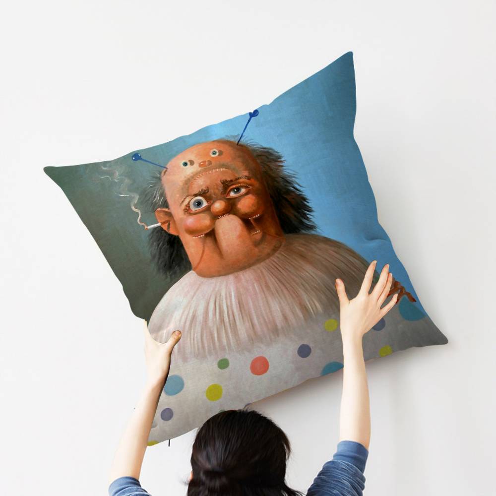 G-George C-Condo Art Cushion Cover Polyester Sofa Cushions Decorative Throw Pillows Home Decoration Pillowcover