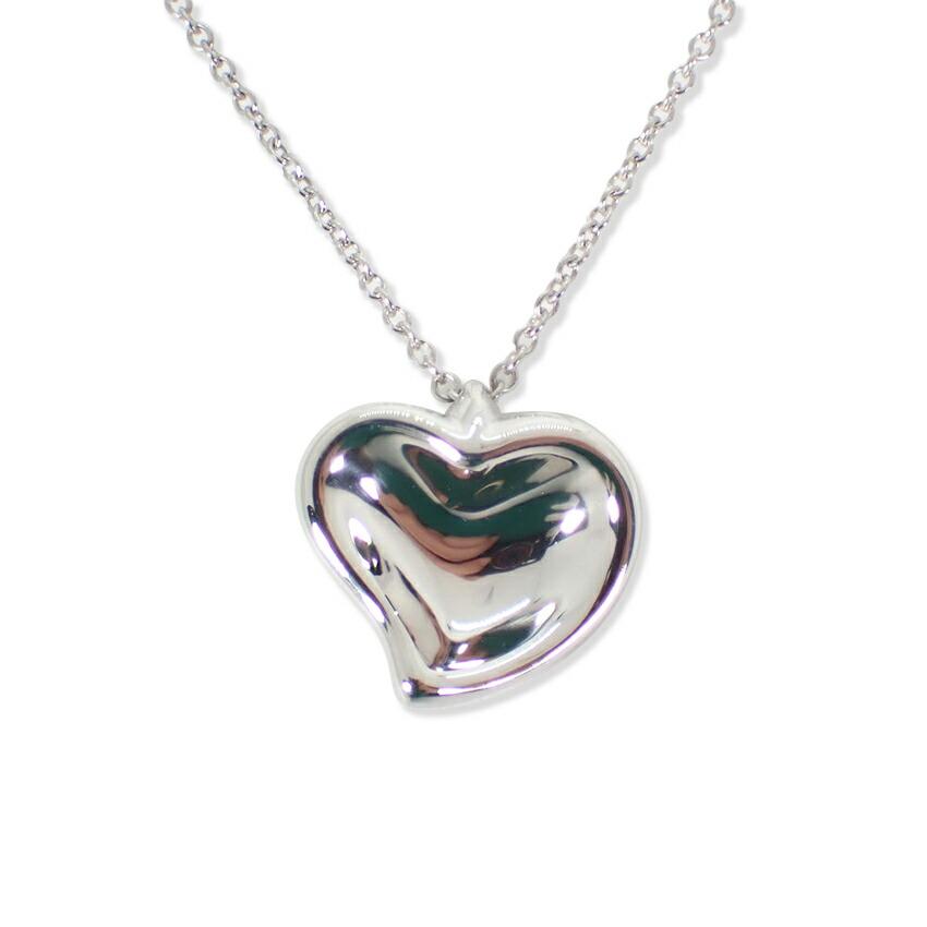 

[Used] TIFFANY 925 Full Heart Pendant/Necklace/g523-16