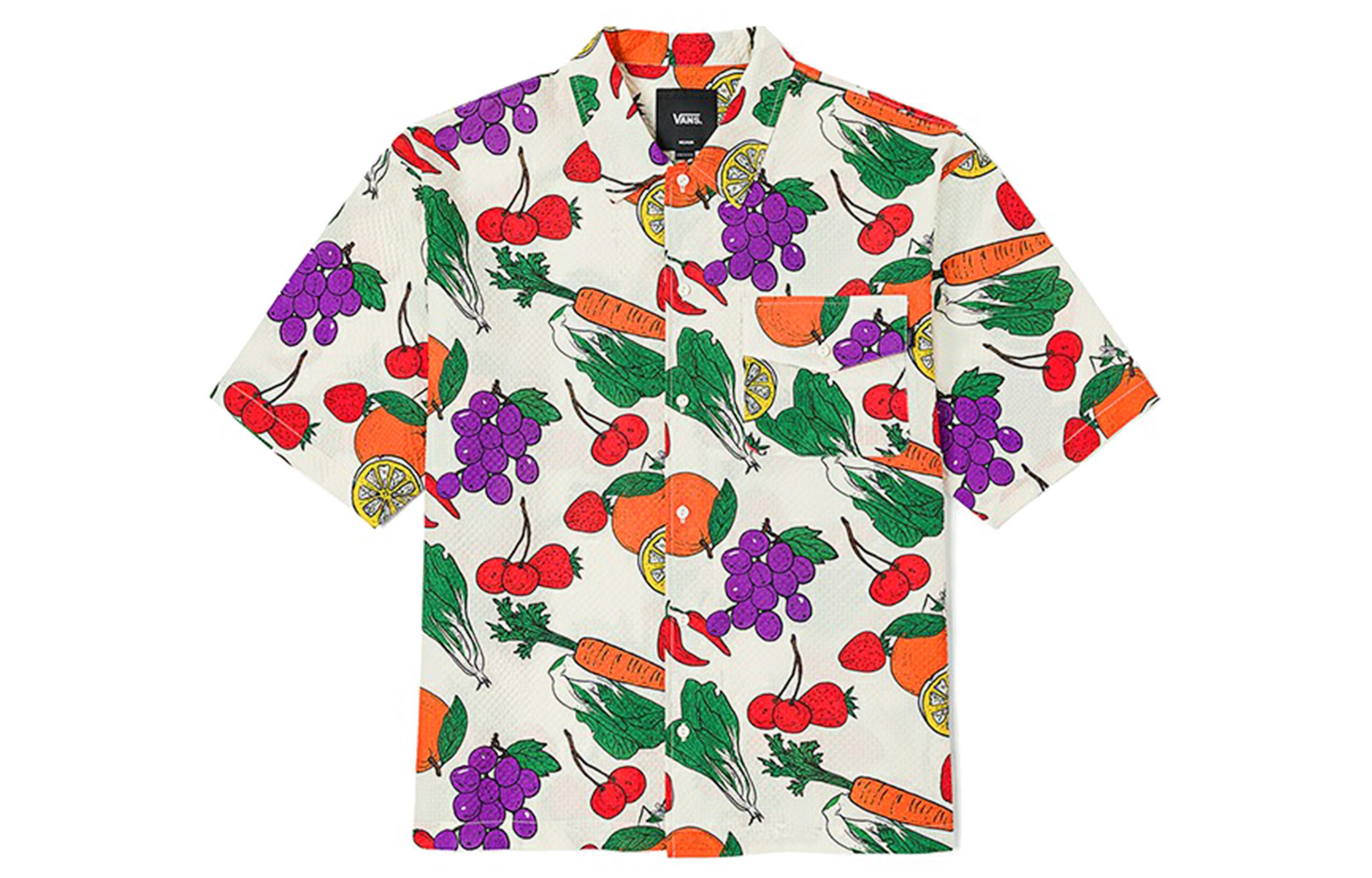 Vans Shirts Unisex Ecru Lapel Moderate Shirt VN0008XNBTB L