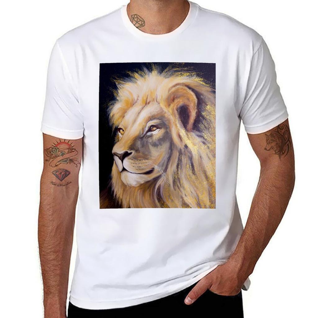 Lion Glimpse Of A Bold Tomorrow Tshirt Street Art Print Tee Shirt Tshirt