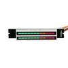 Mini Double Dual 12-bit LED Music Level Indicator Module Adjustable Light Speed VU Meter Stereo Amplifier Board with AGC Mode