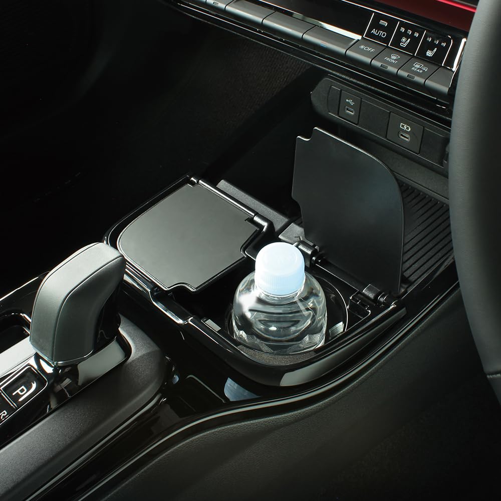 Tsuchiya Yac Console Tray for Toyota 60 Series Vehicle-Specific Prius, Black, SY-P18