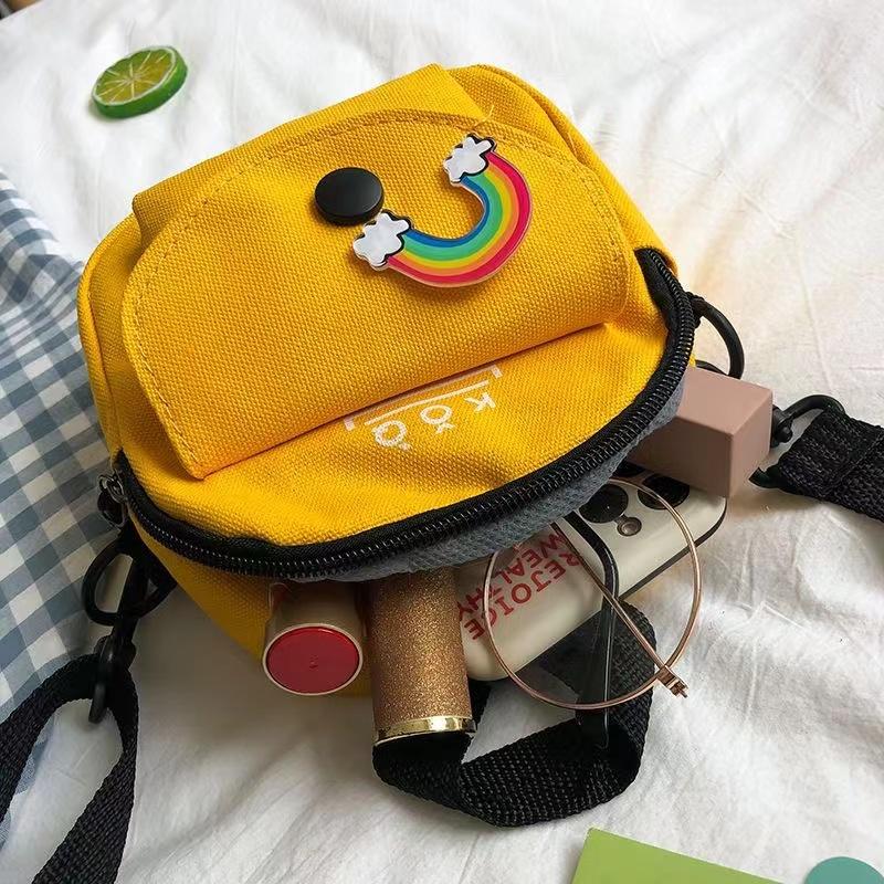 Mini Women Messenger Bags Casual Canvas Shopper Shoulder Bags Women Handbags Crossbody Small Shoulder Bags