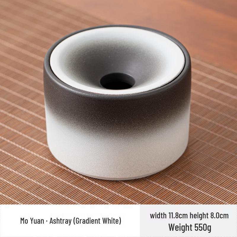 Large Ceramic Ashtray – Creative Retro Chinese Style for Living Room or Office