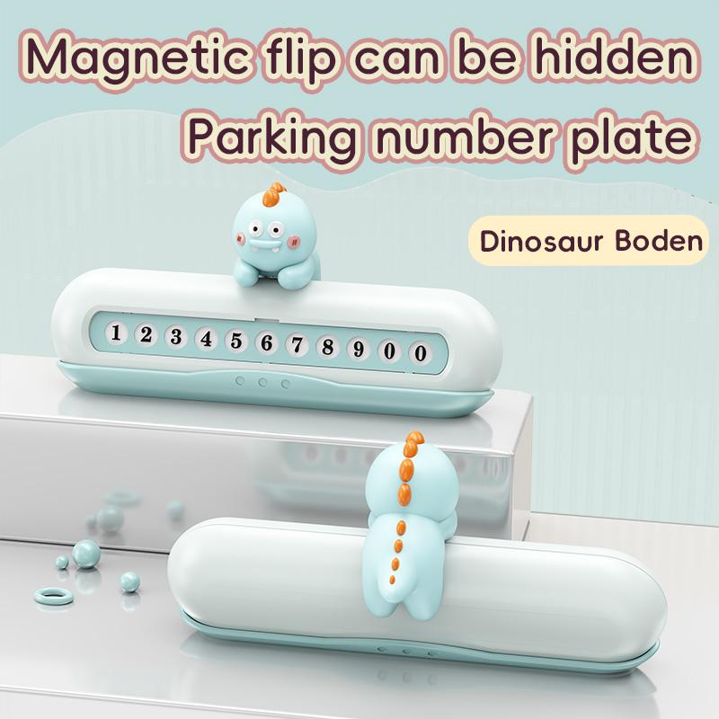 

Легко устанавливаемая магнитная временная табличка с номером для парковки с откидным дизайном