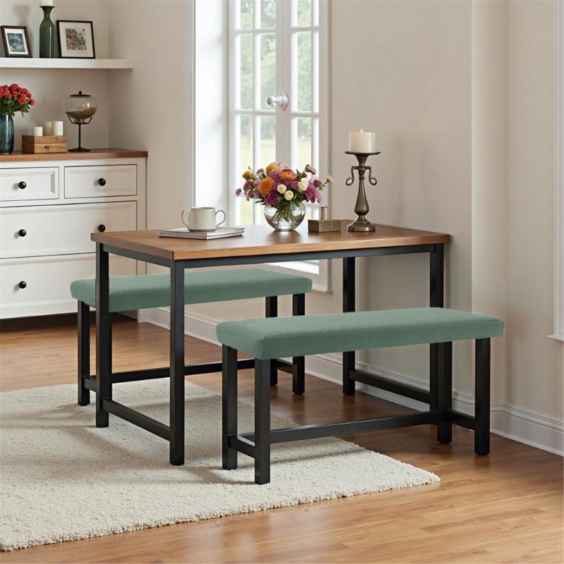 Machine Washable Benches Chair Covers Tear Resistant elasticitys Design Fit Up To 140cm For Living Room Office Use