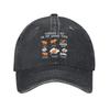 Vintage Things I Do In My Spare Time Go Fishing Baseball Caps Unisex Distressed Cotton Snapback Hat Outdoor All Seasons Hats Cap
