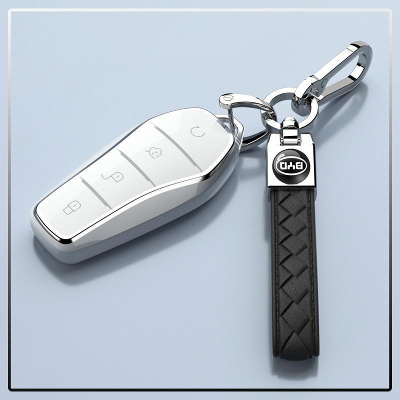 2025 BYD Yuan PLUS Kryt na klíč od auta s vysoce kvalitním ochranným řetízkem pro muže a ženy