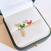 Asymmetrical Love Earrings Without Piercing Earrings for Women In Europe and America Fresh Earrings
