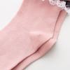 Stylish Lace Ruffle Socks Korean Fashion Comfortable Cotton Material Perfect for Everyday Wear