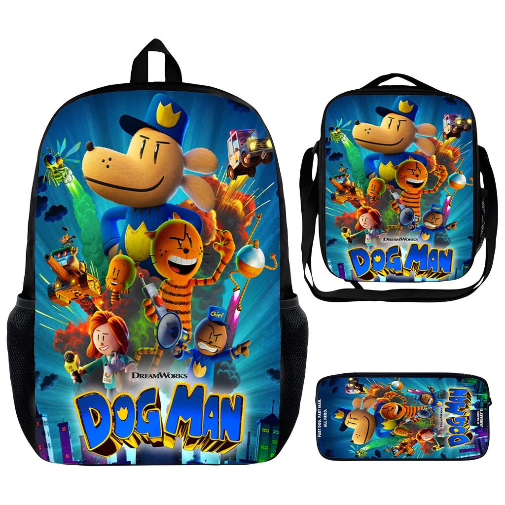 Cartoon Schoolbag Lunch Bag, Pencil Case Lightweight Back To School Supplies Schoolbag Laptop Backpack Large 15 Inch Backpack Small Backpack
