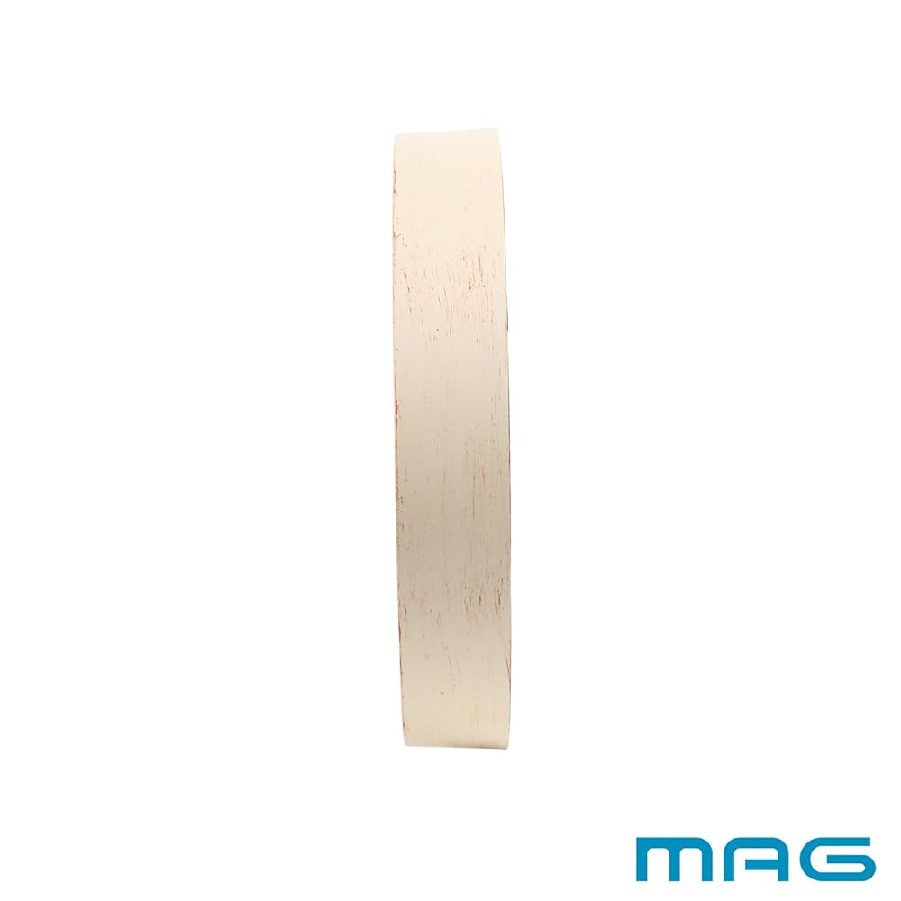 MAG Wall Clock, Radio-Controlled, Analog, Cute, Stylish, Nordic Style, Wood Grain, 29.0cm Diameter,