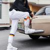 Li Ning 2019 New York Fashion Week Runway Series Casual Loose Wide Leg Woven Sports Pants Men Pants White AYKP649-2
