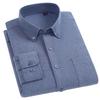 5XL Men Shirt Long Sleeve Slim Fit Cotton Oxford  Classic Stripes Shirt Men Long Sleeve Plaid Shirts Casual Business Soft Cozy