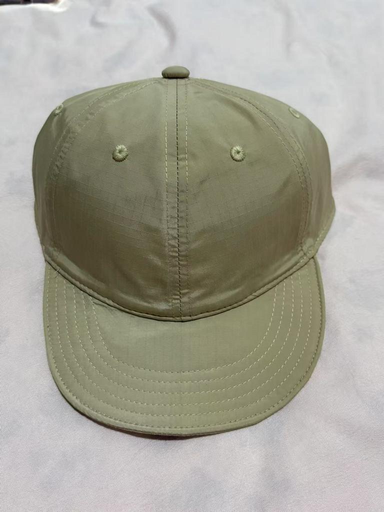 Simple Solid Color Duckbill Cap With Flat Brim Design For Outdoor Daily Wear