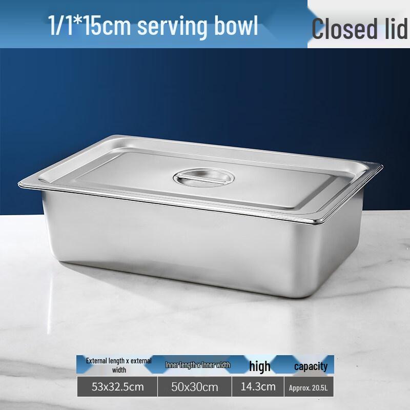 Stainless Steel Rectangular Food Portion Pan