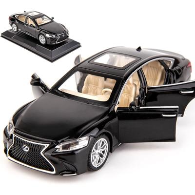 1/32 Scale Lexus LS500h Model Car, Zinc Alloy Pull Back Toy Car with Sound and Light for Kids Boy Girl Gift