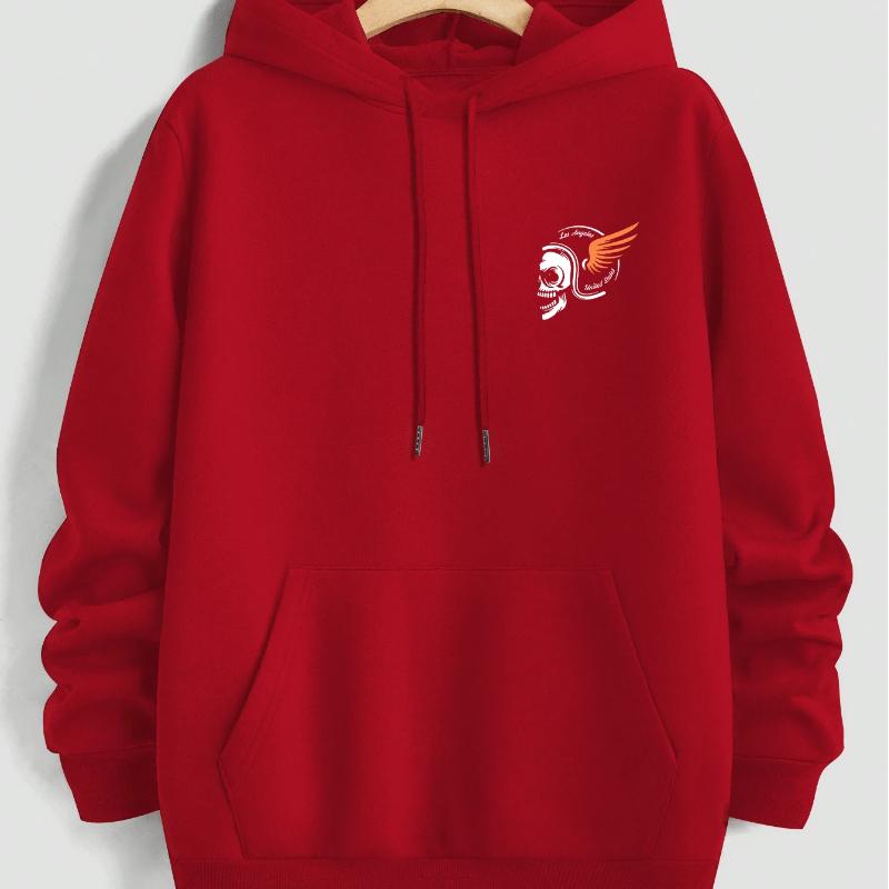 Happy Riding Letter Pattern Print Men'S Outdoor Clothing, Suitable for Outdoor, Travel Hoodies
