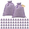 50/25 Pcs Lavender Sachet Bag Refillable Empty Sachet Breathable Drawstring Mesh Fragrance Pouches for Dry Flower Filling Spice